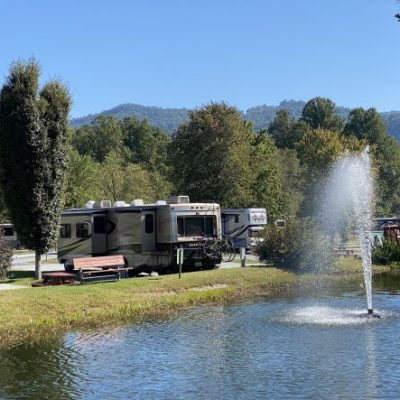 North Georgia Campground Deluxe Back-In RV Site